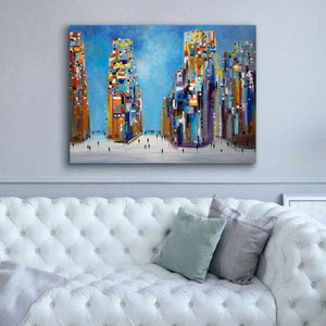 'Nyc Streets' by Ekaterina Ermilkina Giclee Canvas Wall Art,54 x 40