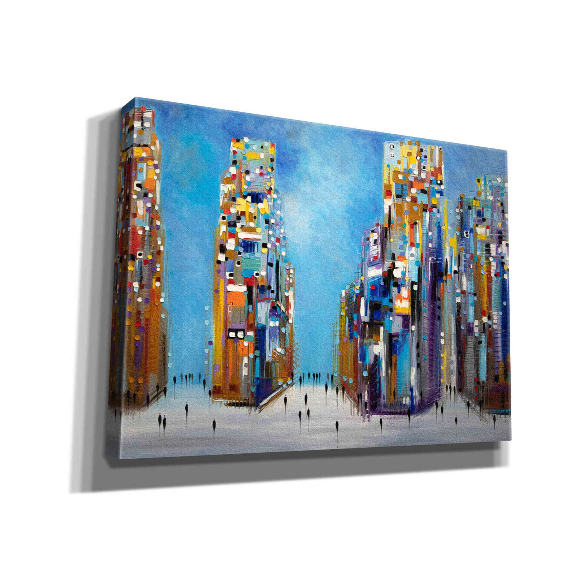 'Nyc Streets' by Ekaterina Ermilkina Giclee Canvas Wall Art