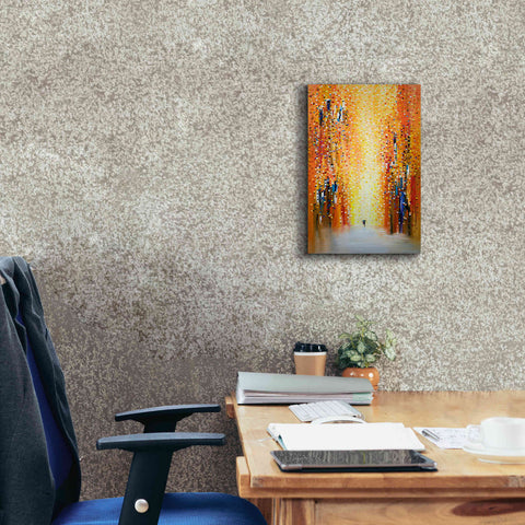 Image of 'Rainy Sunset Together' by Ekaterina Ermilkina Giclee Canvas Wall Art,12 x 18