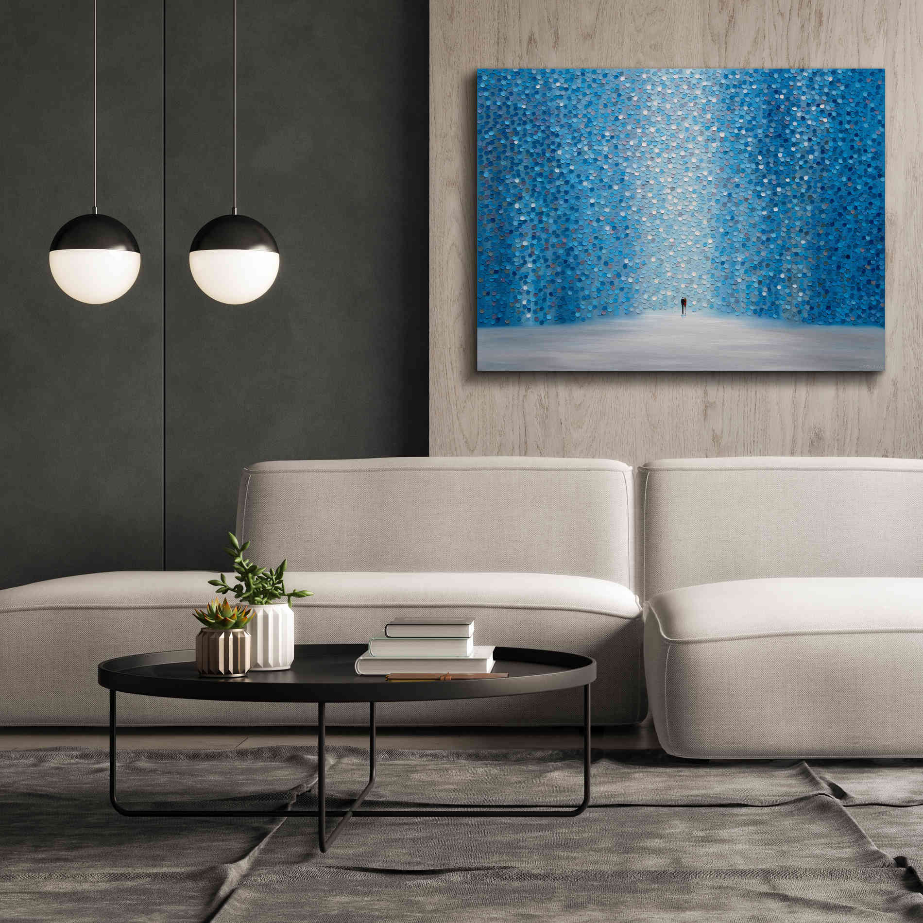 'Romantica' by Ekaterina Ermilkina Giclee Canvas Wall Art,54 x 40