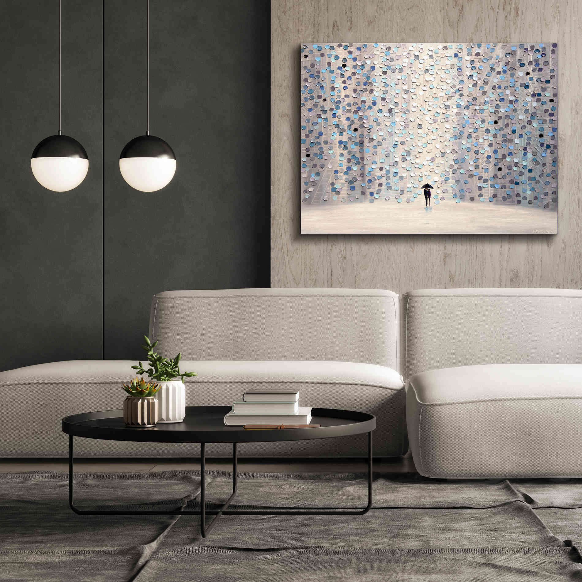 'Together' by Ekaterina Ermilkina Giclee Canvas Wall Art,54 x 40