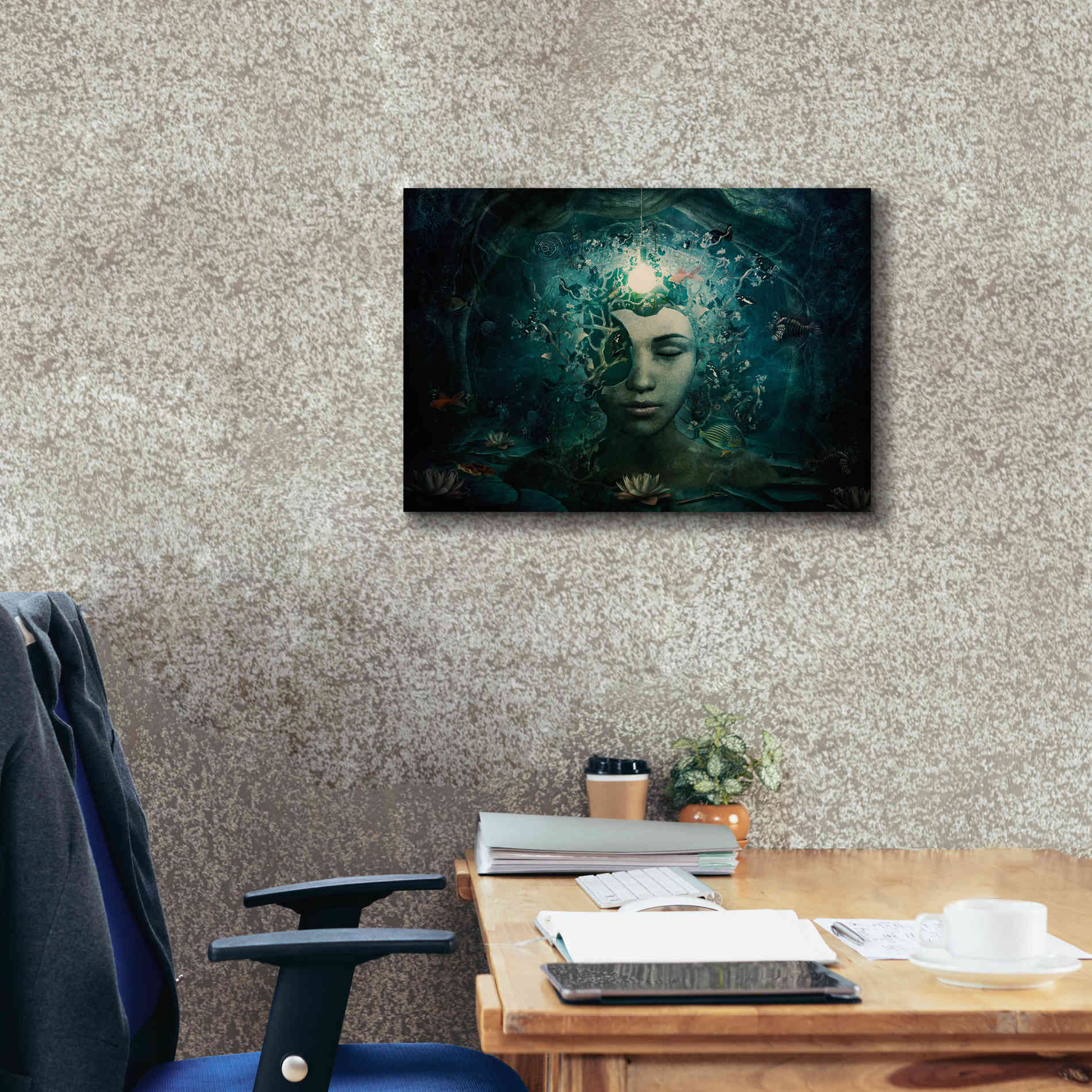 'Beautiful And Broken' by Cameron Gray Giclee Canvas Wall Art,26 x 18