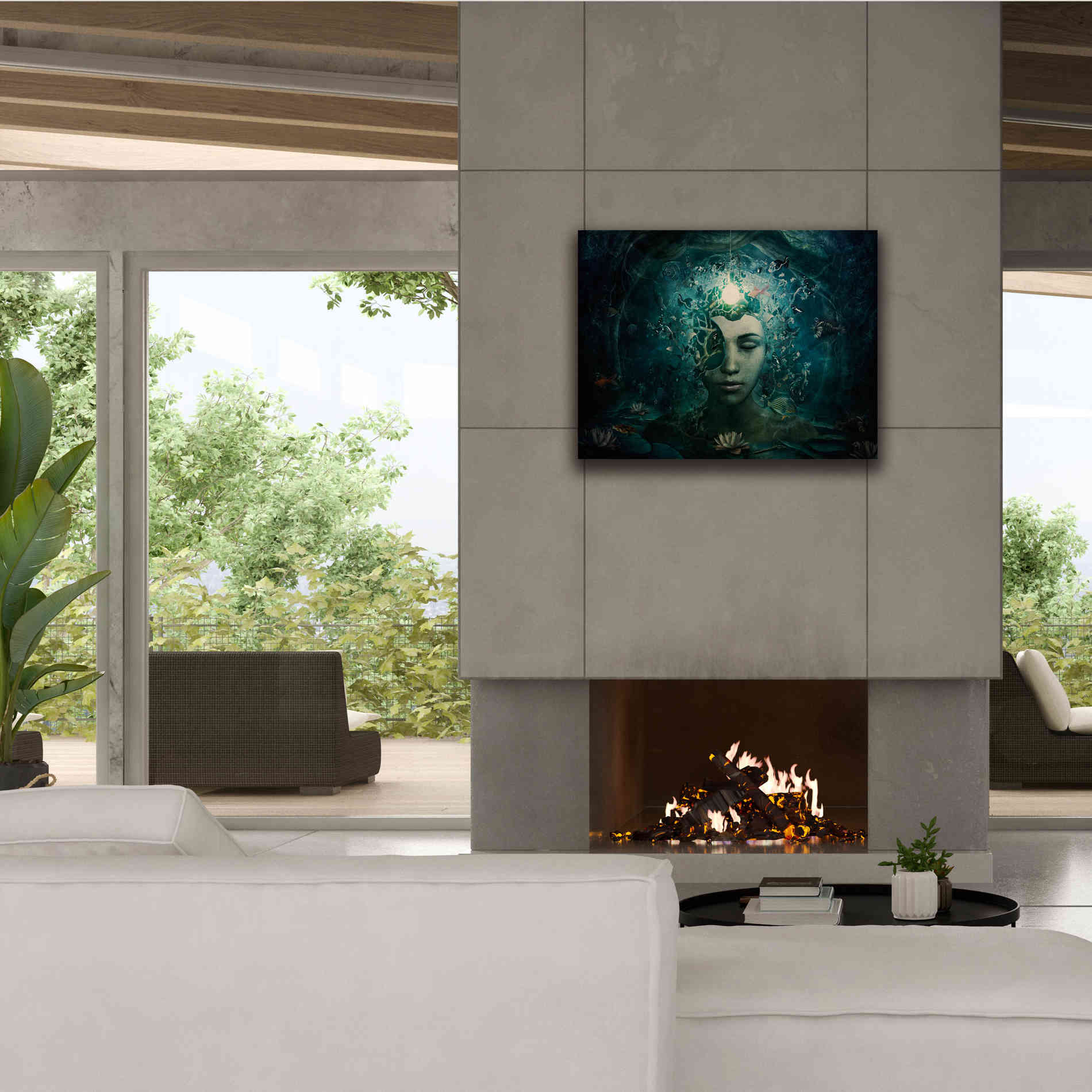'Beautiful And Broken' by Cameron Gray Giclee Canvas Wall Art,34 x 26
