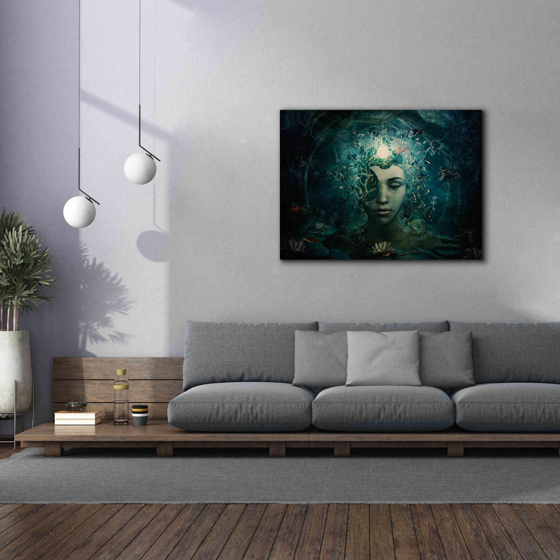 'Beautiful And Broken' by Cameron Gray Giclee Canvas Wall Art,54 x 40