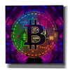 'Bitcoin Rainbow' by Cameron Gray Giclee Canvas Wall Art