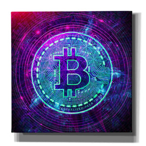 'Bitcoin Wave' by Cameron Gray Giclee Canvas Wall Art