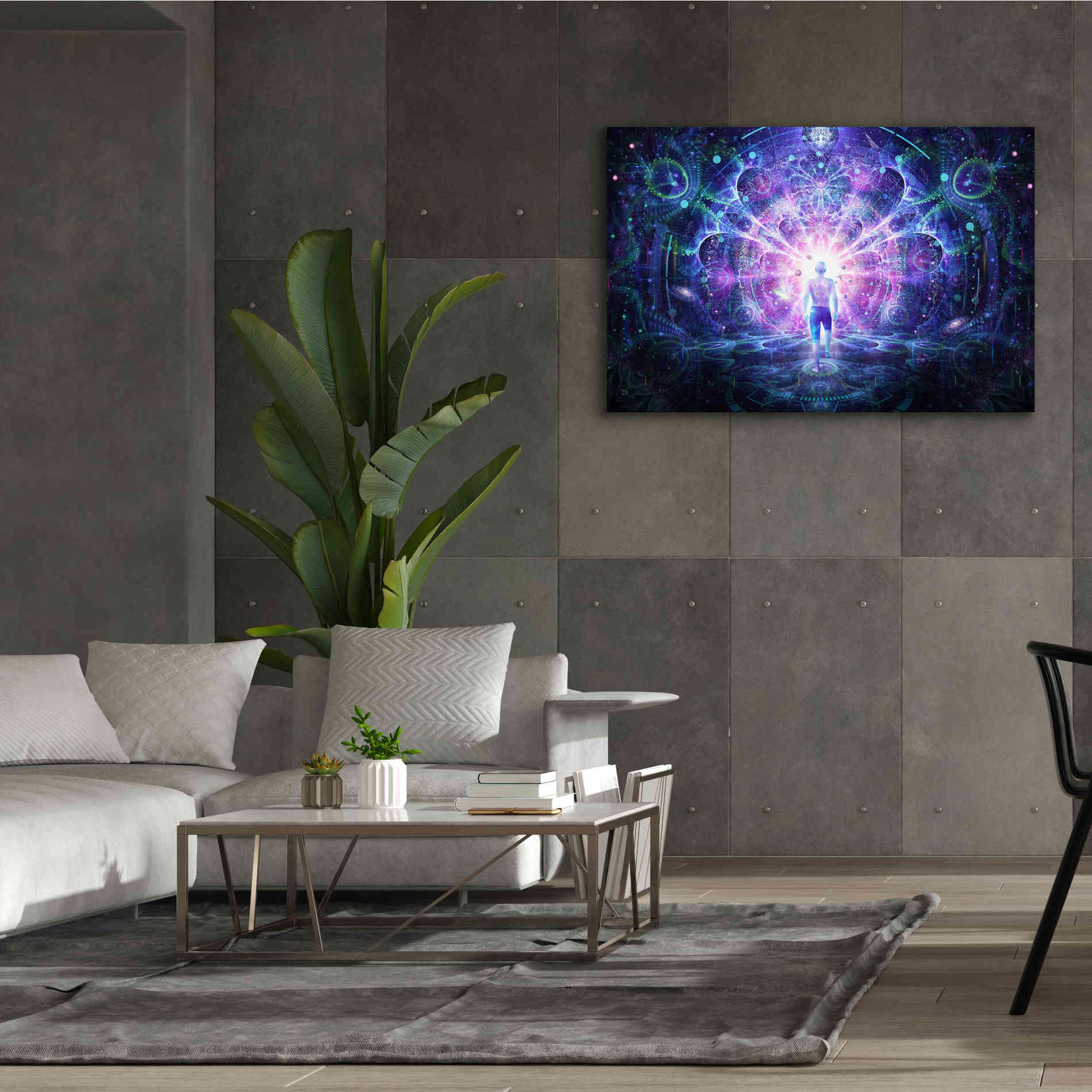 'Conscious Self' by Cameron Gray Giclee Canvas Wall Art,60 x 40