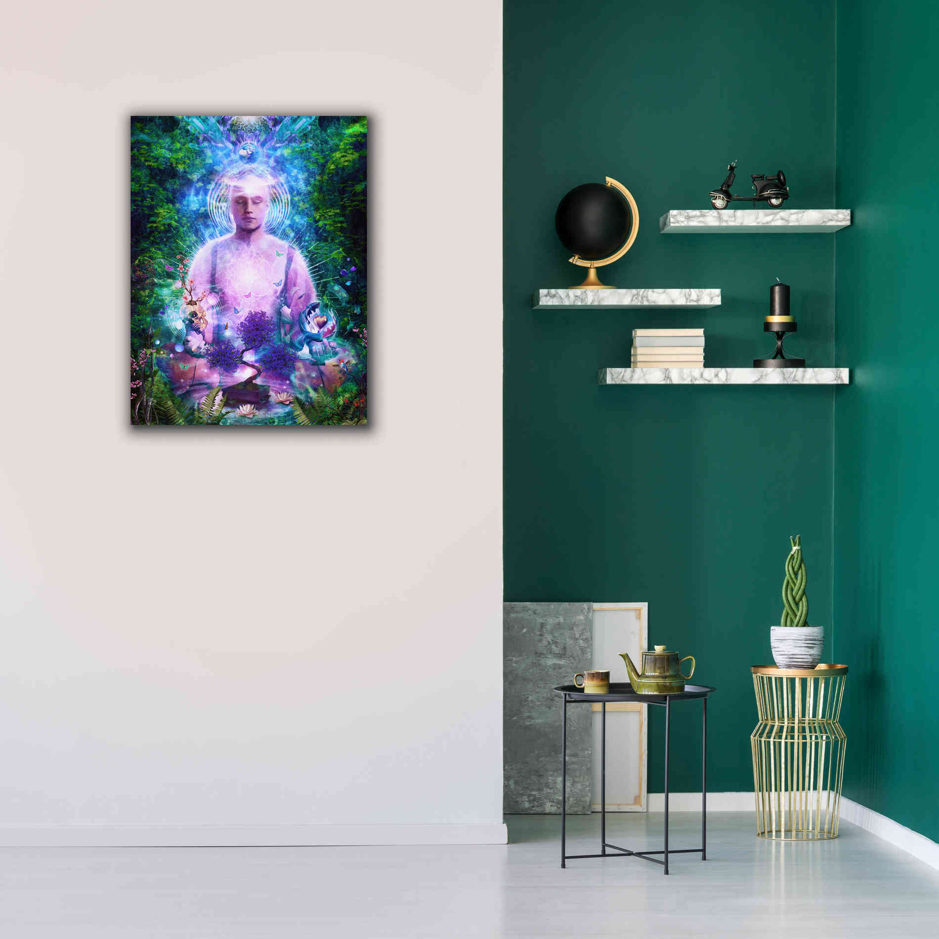 'Daily Meditation' by Cameron Gray Giclee Canvas Wall Art,26 x 34