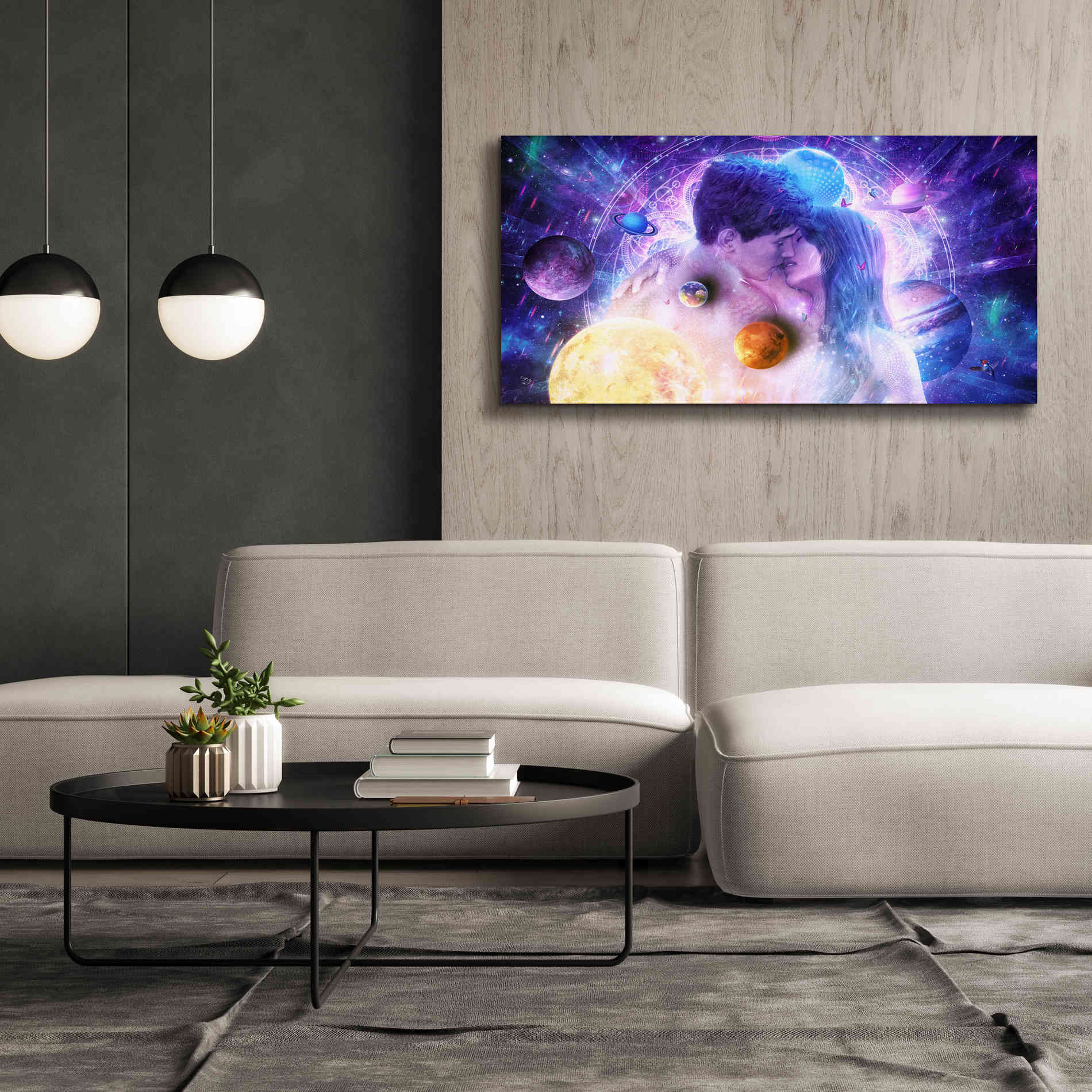 'Endless Moment' by Cameron Gray Giclee Canvas Wall Art,60 x 30