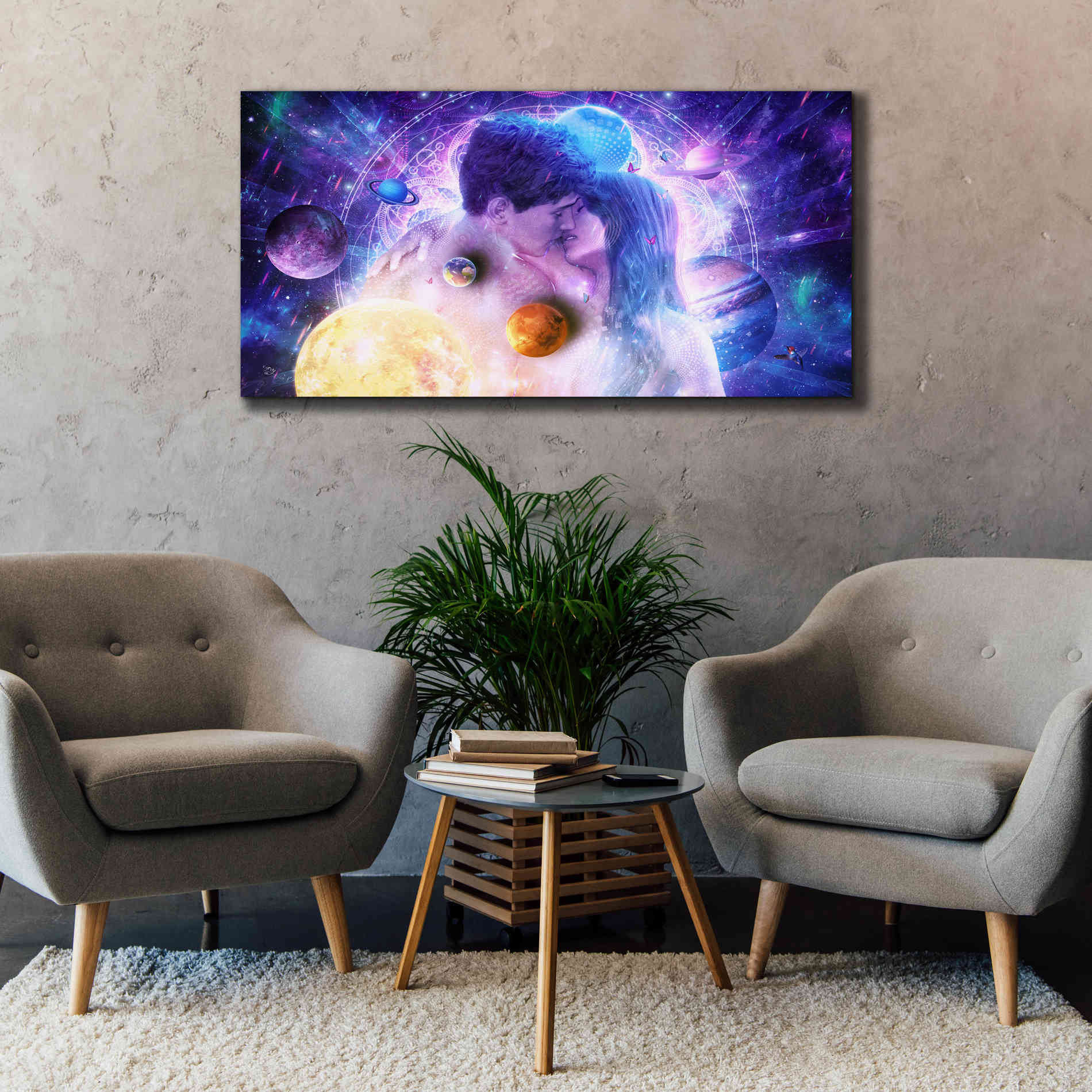 'Endless Moment' by Cameron Gray Giclee Canvas Wall Art,60 x 30
