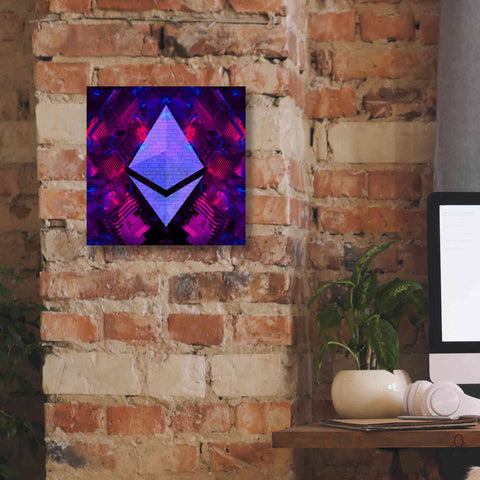 Image of 'Ethereum Future' by Cameron Gray Giclee Canvas Wall Art,12 x 12