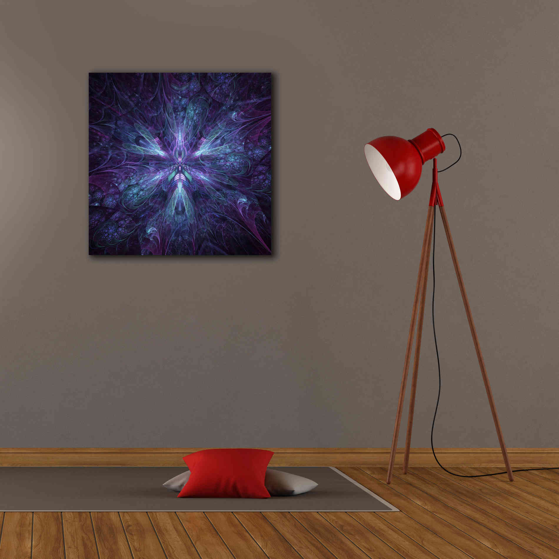 'Expanse Warp' by Cameron Gray Giclee Canvas Wall Art,26 x 26