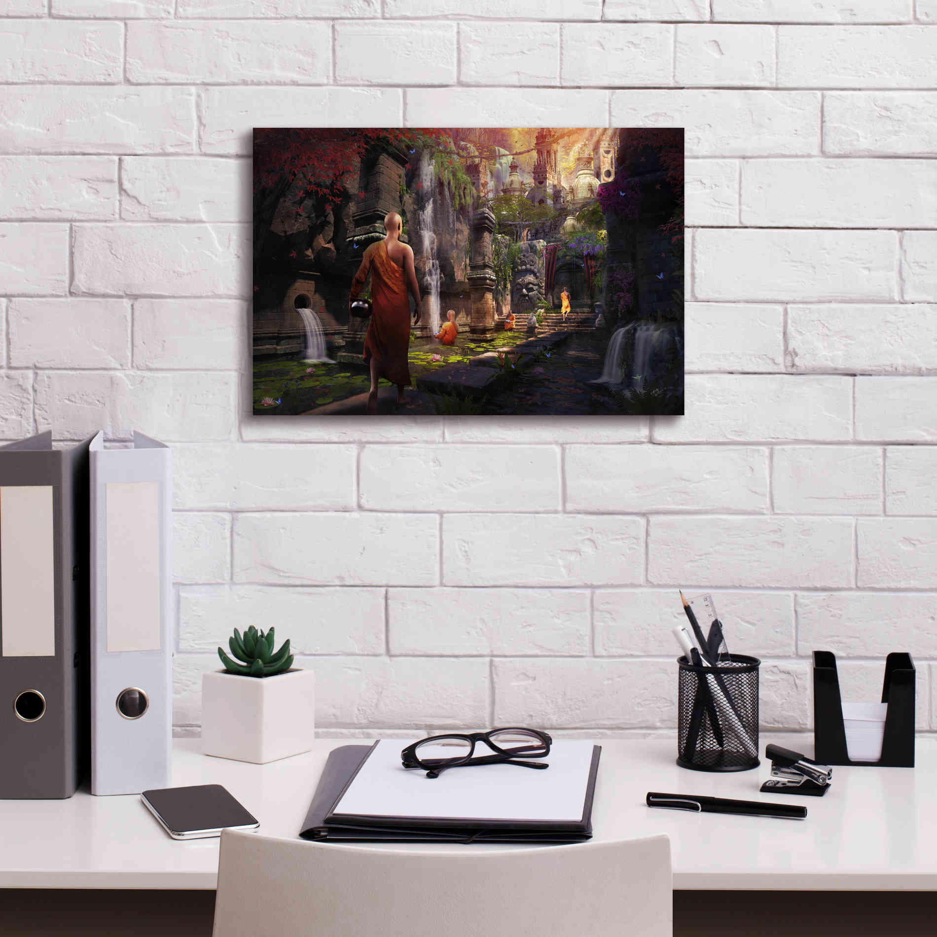 'Hidden Sanctuary' by Cameron Gray Giclee Canvas Wall Art,18 x 12