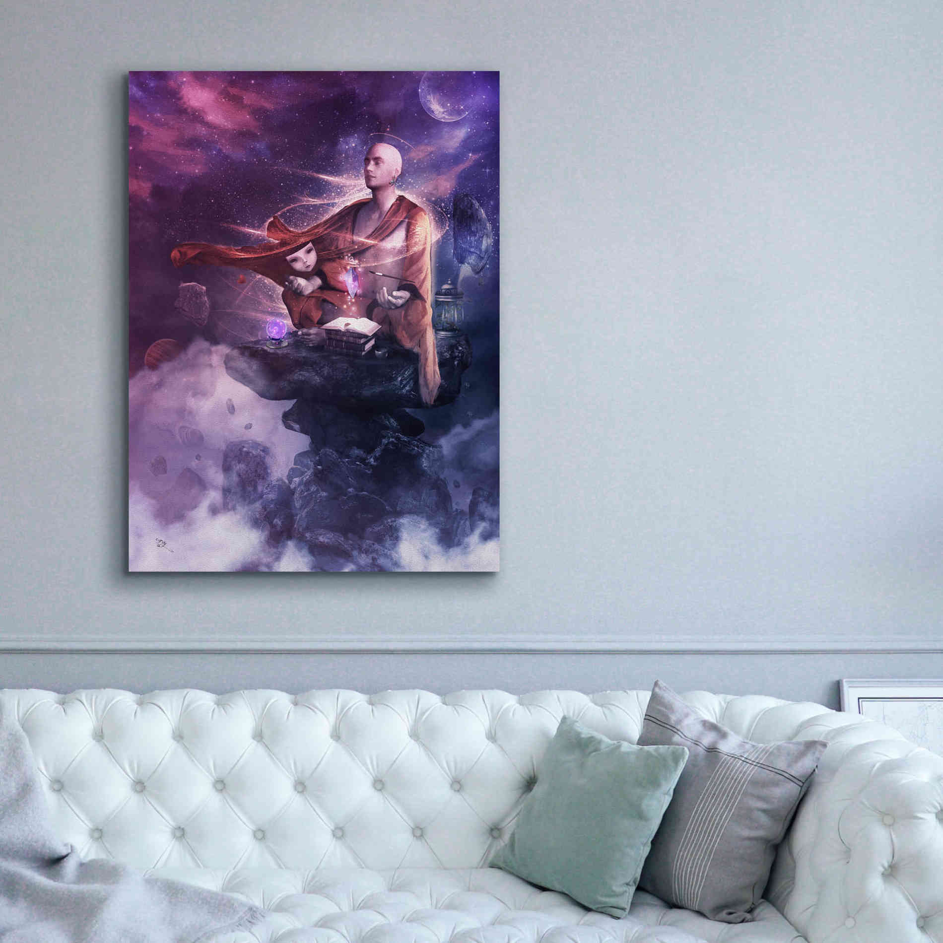 'Insight Meditation' by Cameron Gray Giclee Canvas Wall Art,40 x 54