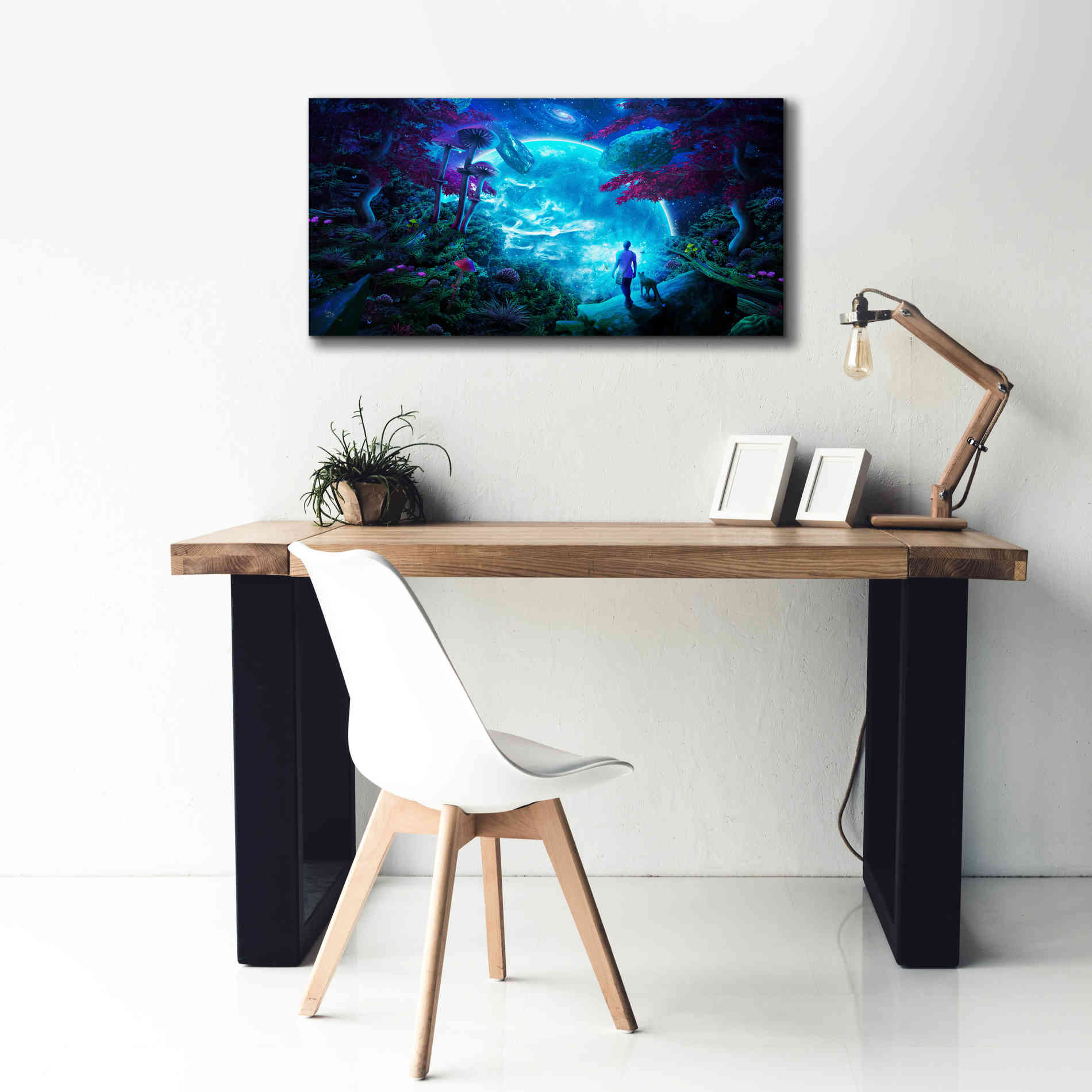 'Lost Sky' by Cameron Gray Giclee Canvas Wall Art,40 x 20