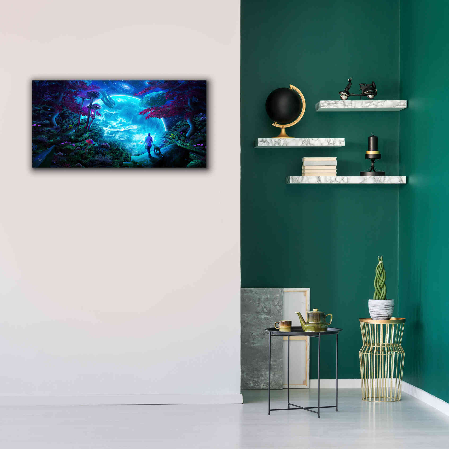 'Lost Sky' by Cameron Gray Giclee Canvas Wall Art,40 x 20