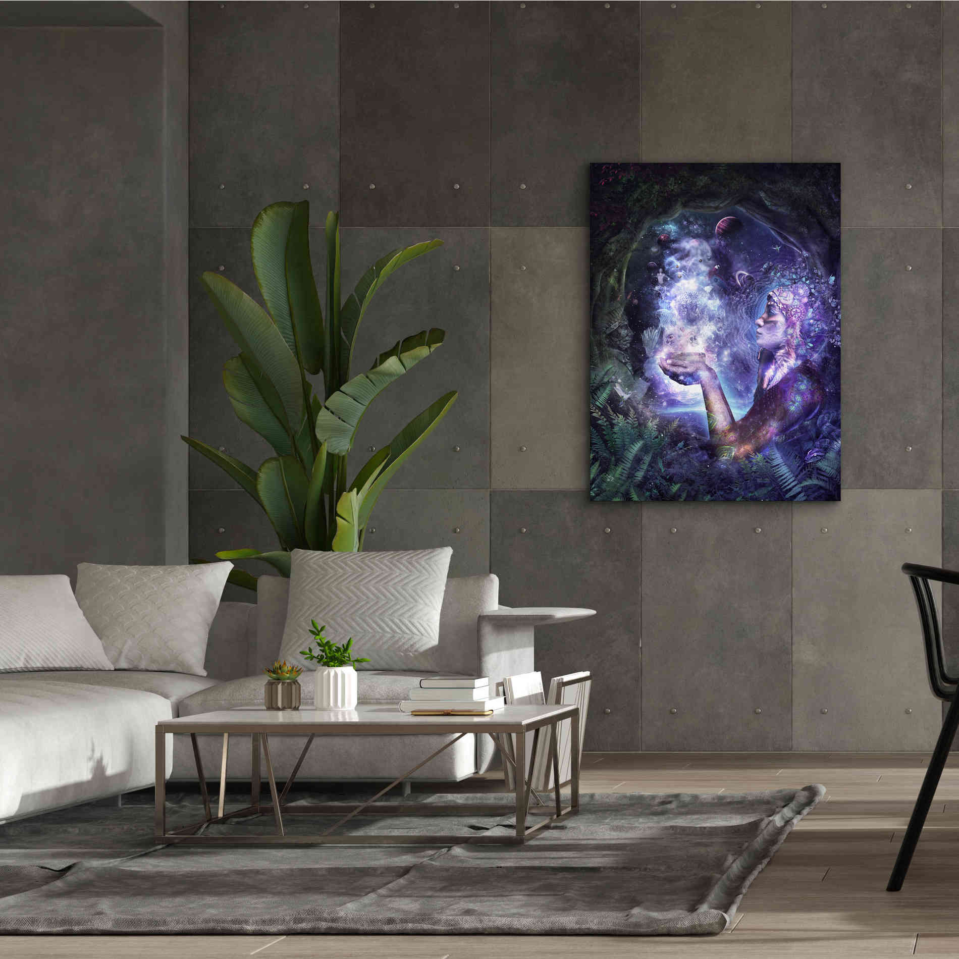 'Mother Aya' by Cameron Gray Giclee Canvas Wall Art,40 x 54