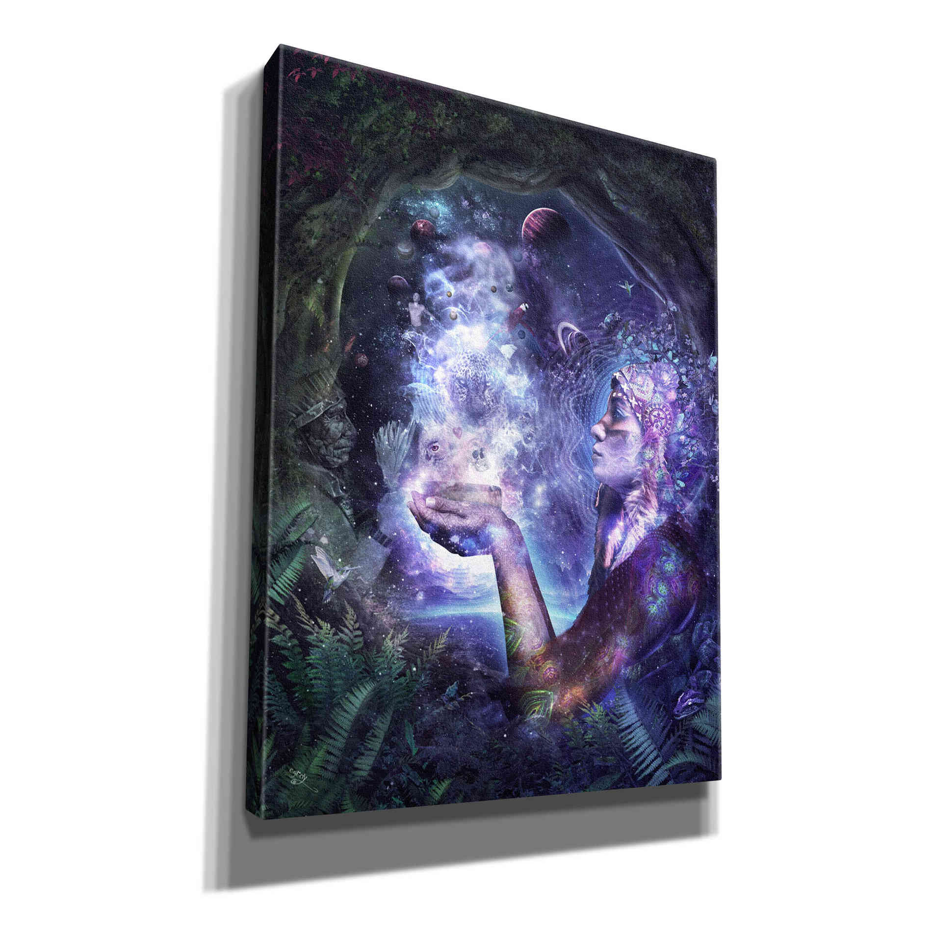 'Mother Aya' by Cameron Gray Giclee Canvas Wall Art