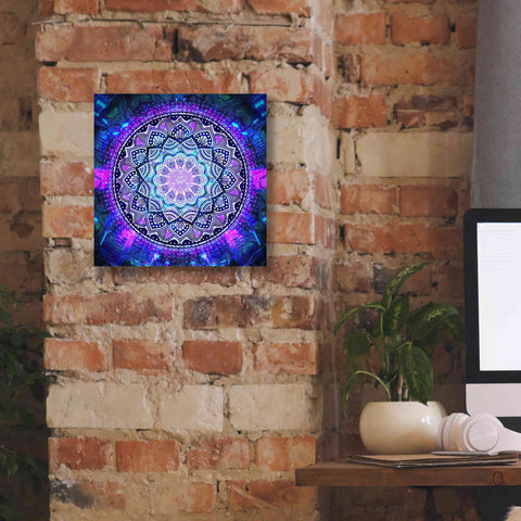Image of 'Sacred Bloom Mandala' by Cameron Gray Giclee Canvas Wall Art,12 x 12