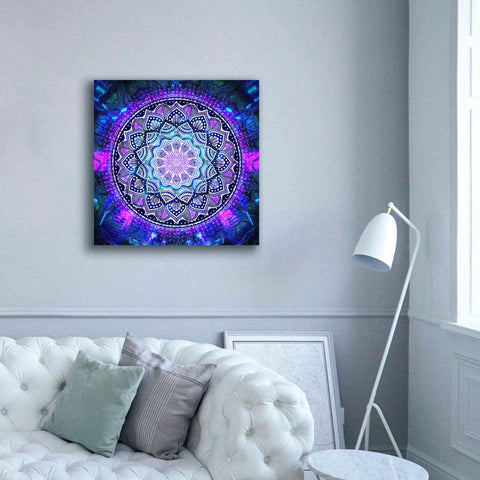 Image of 'Sacred Bloom Mandala' by Cameron Gray Giclee Canvas Wall Art,37 x 37