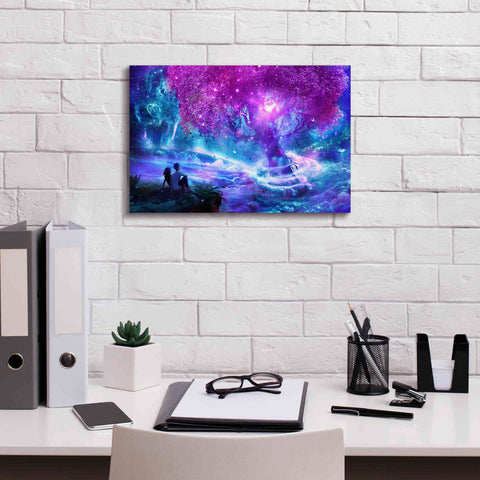 Image of 'Wishing Tree' by Cameron Gray Giclee Canvas Wall Art,18 x 12