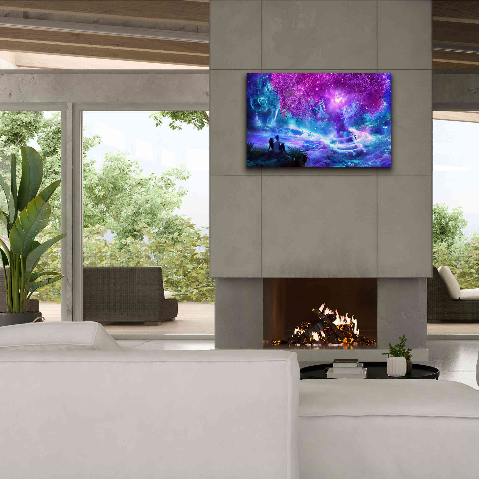 'Wishing Tree' by Cameron Gray Giclee Canvas Wall Art,40 x 26