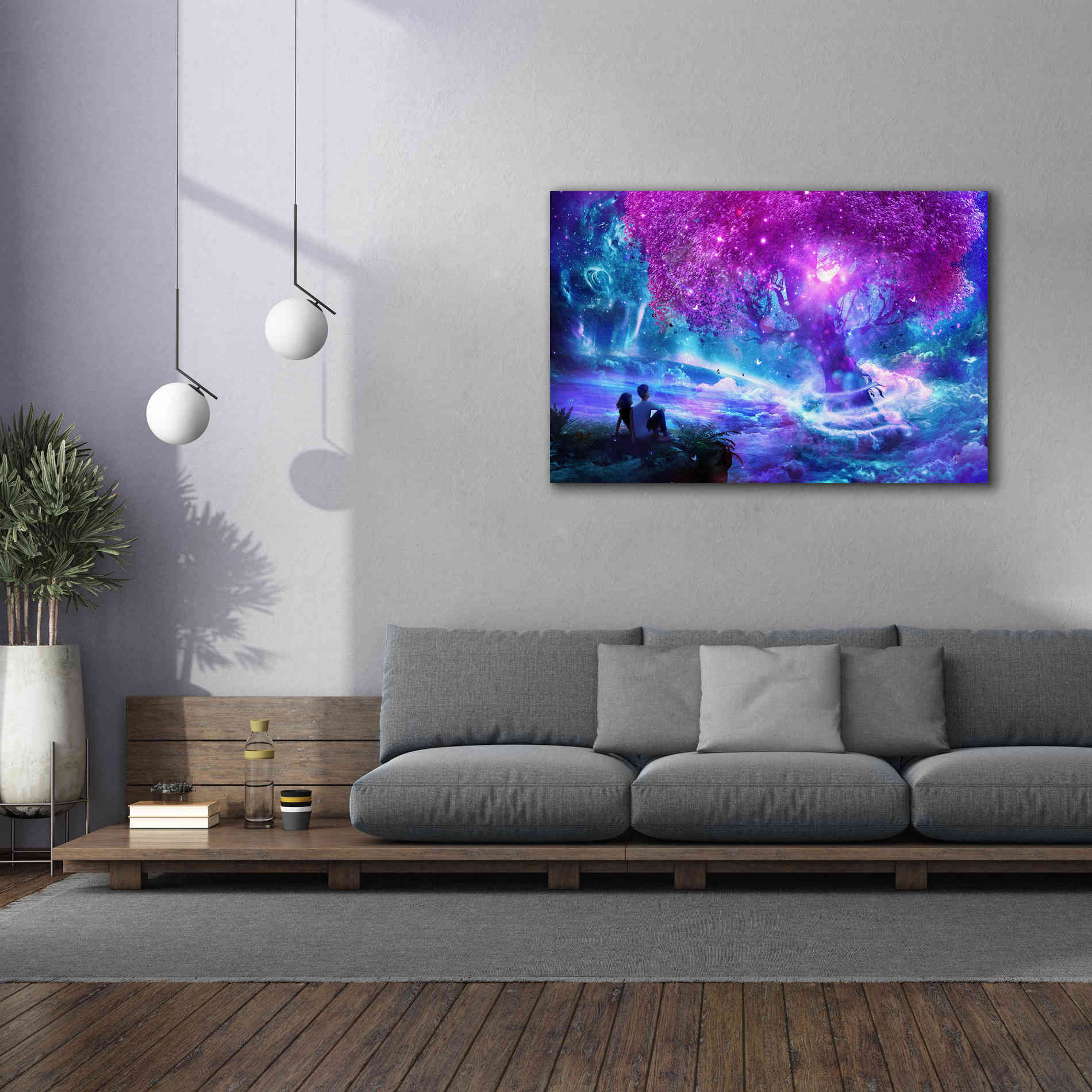'Wishing Tree' by Cameron Gray Giclee Canvas Wall Art,60 x 40