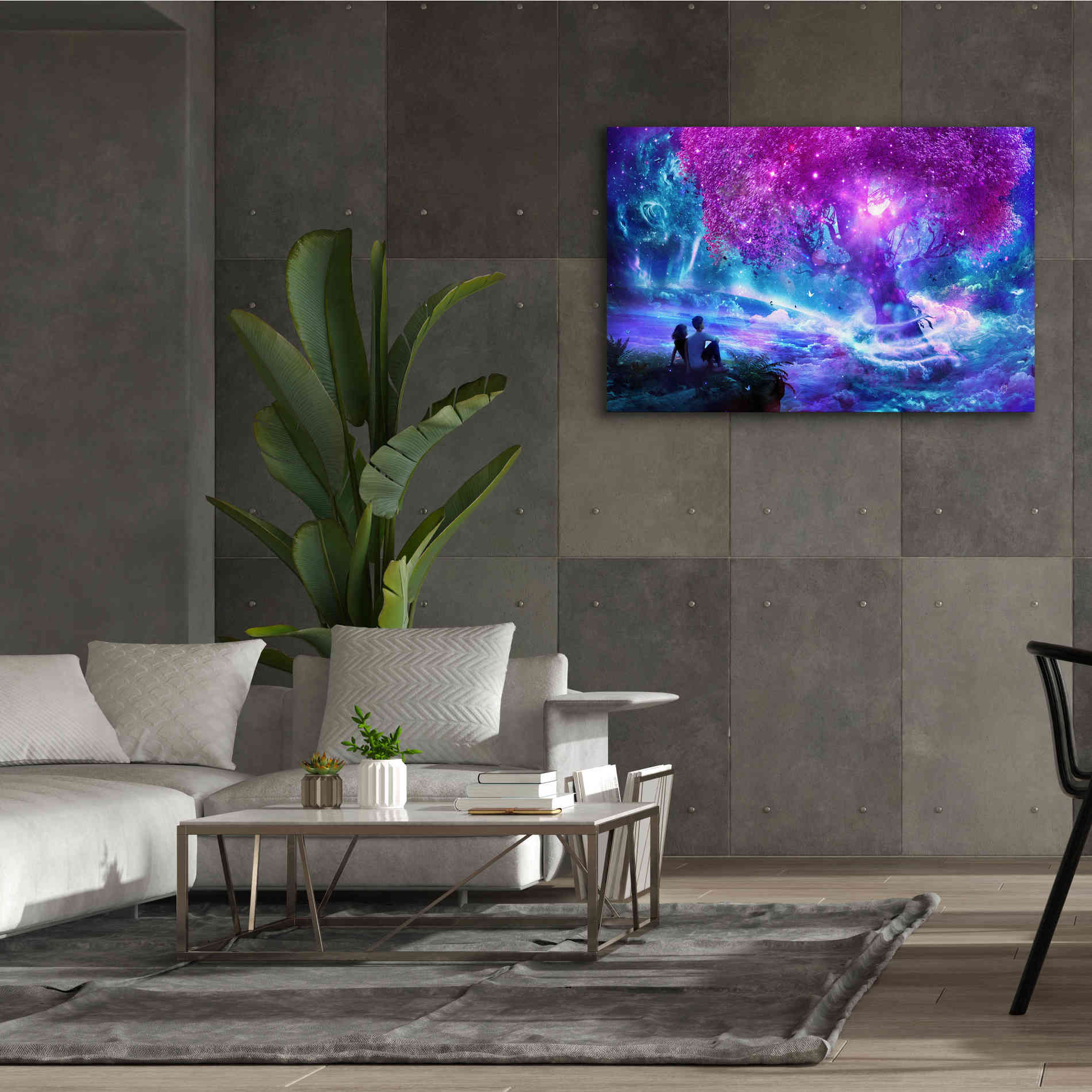 'Wishing Tree' by Cameron Gray Giclee Canvas Wall Art,60 x 40