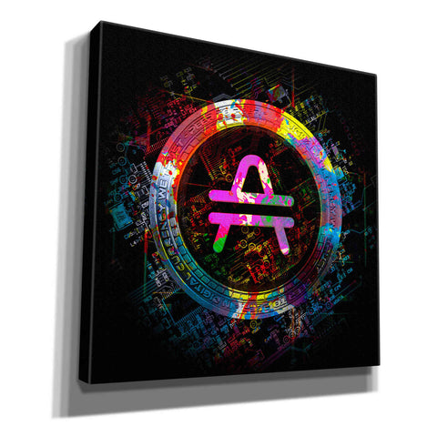 Image of 'Amp Crypto Power' by Epic Portfolio Giclee Canvas Wall Art