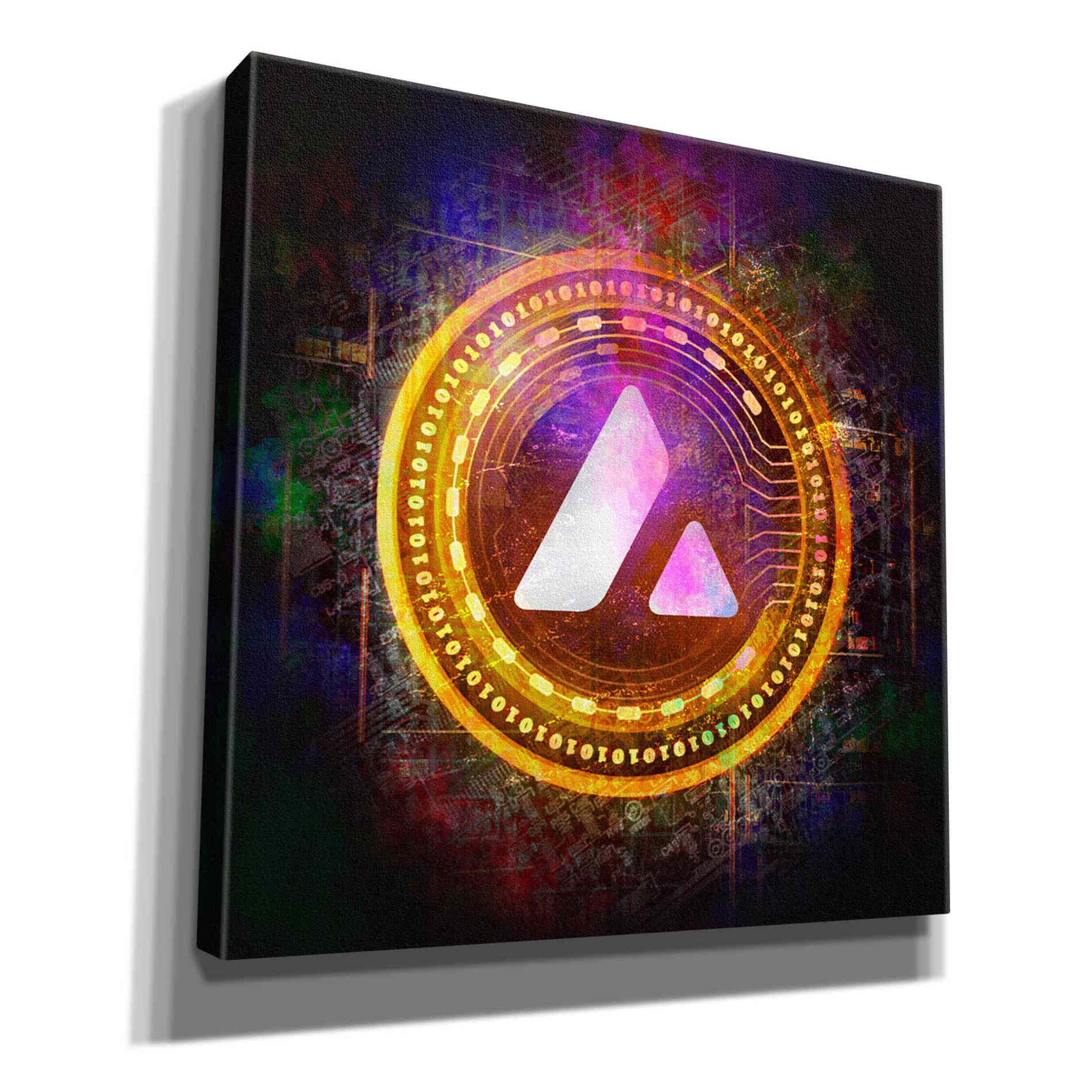 'Avalanche Crypto Halo' by Epic Portfolio Giclee Canvas Wall Art
