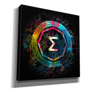 'Ergo Crypto Power' by Epic Portfolio Giclee Canvas Wall Art