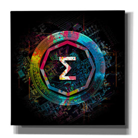 'Ergo Crypto Power' by Epic Portfolio Giclee Canvas Wall Art