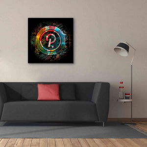 'Polkadot Crypto Power' by Epic Portfolio Giclee Canvas Wall Art,37 x 37