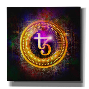 'Tezos Crypto Halo' by Epic Portfolio Giclee Canvas Wall Art