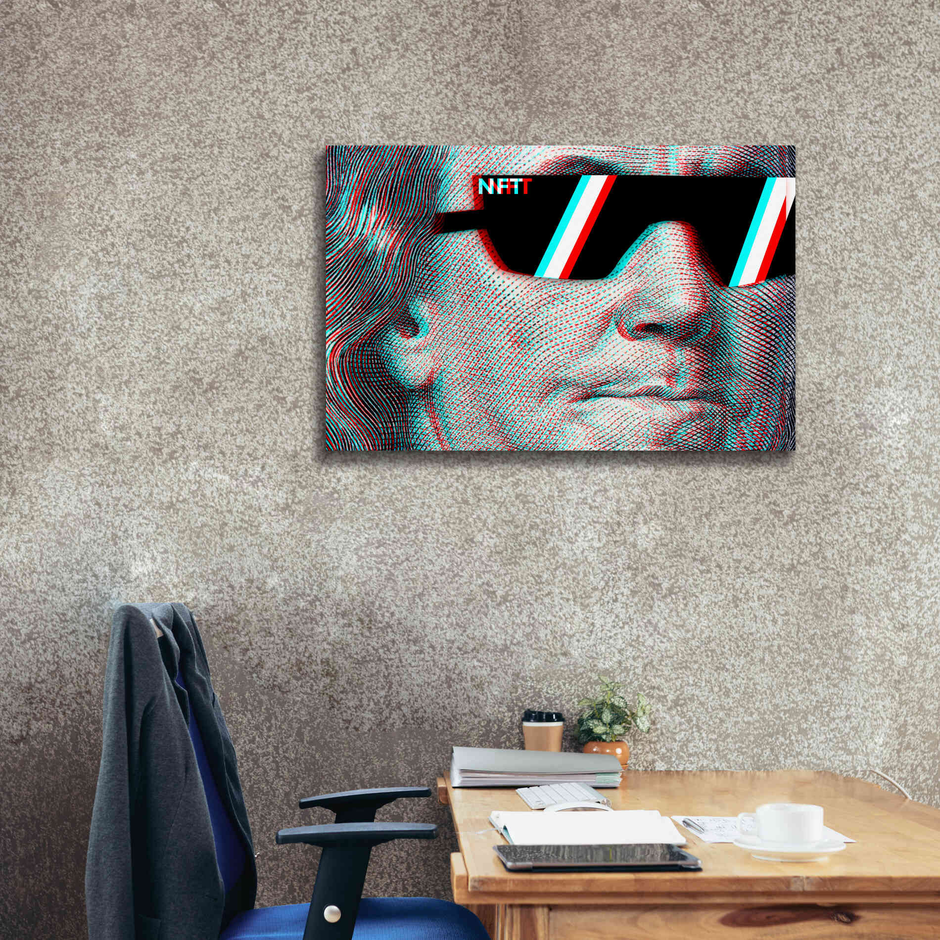 'NFT Degen' by Epic Portfolio, Canvas Wall Art,40x26