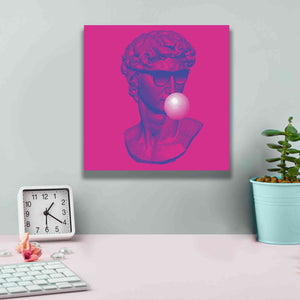 'Michelangelos Pixel David' by Epic Portfolio, Canvas Wall Art,12x12