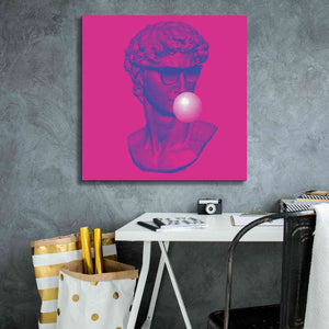 'Michelangelos Pixel David' by Epic Portfolio, Canvas Wall Art,26x26