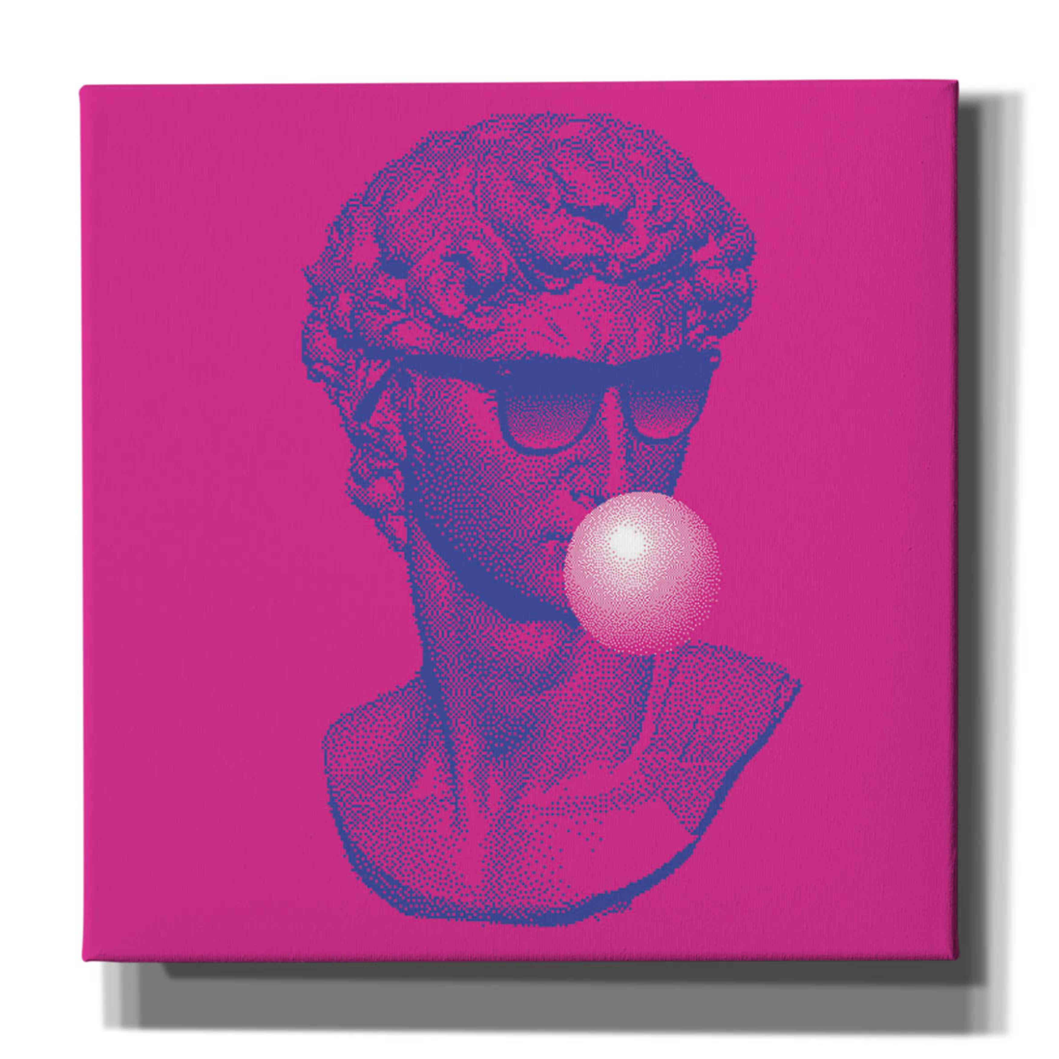 'Michelangelos Pixel David' by Epic Portfolio, Canvas Wall Art