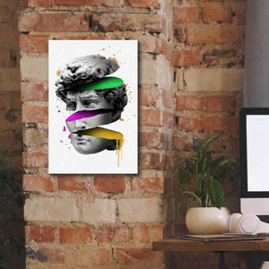 'Michelangelo David Sliced' by Epic Portfolio, Canvas Wall Art,12x18
