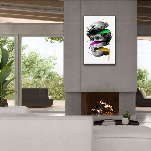 Image of 'Michelangelo David Sliced' by Epic Portfolio, Canvas Wall Art,26x40