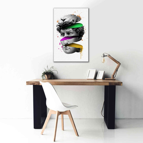 Image of 'Michelangelo David Sliced' by Epic Portfolio, Canvas Wall Art,26x40