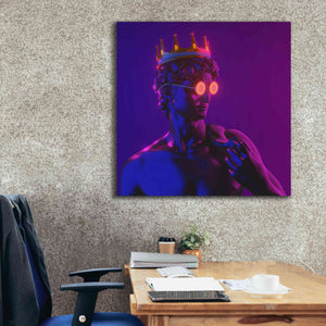 'Michelangelo Bitcoin David' by Epic Portfolio, Canvas Wall Art,37x37