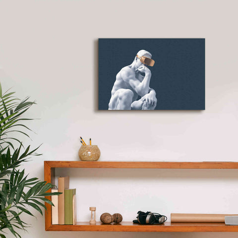 Image of 'Metaverse Thinker' by Epic Portfolio, Canvas Wall Art,18x12