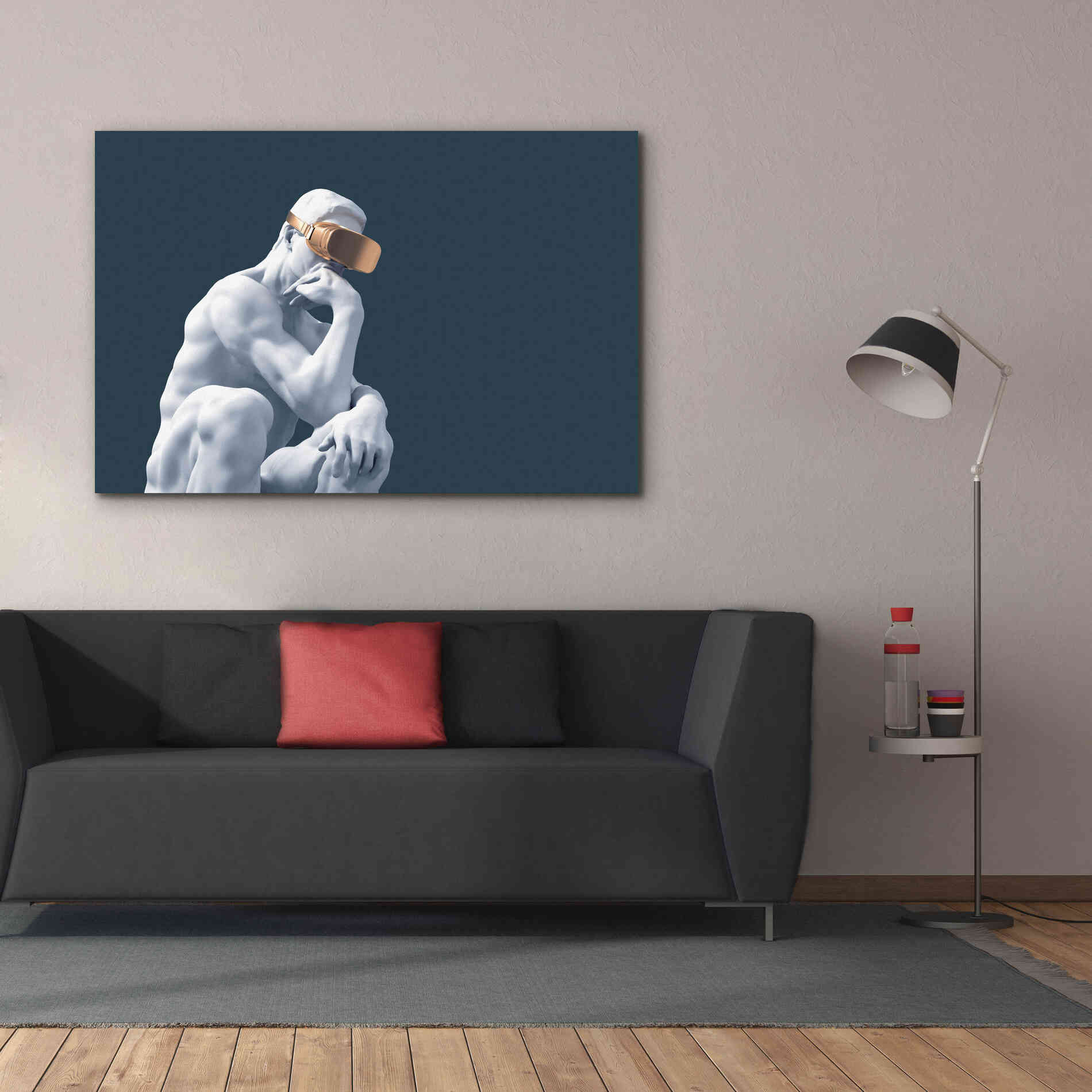 'Metaverse Thinker' by Epic Portfolio, Canvas Wall Art,60x40