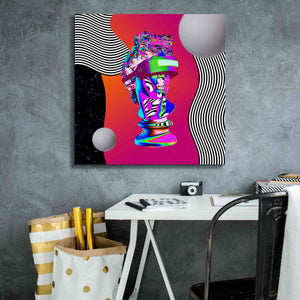 'Cyberpunk David ' by Epic Portfolio, Canvas Wall Art,26x26