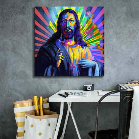 Image of 'Colorful Christ I' by Epic Art Portfolio, Canvas Wall Art,26x26