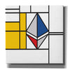 'Mondrian 3937 Ethereum Crypto Art-01' by Epic Portfolio, Giclee Canvas Wall Art