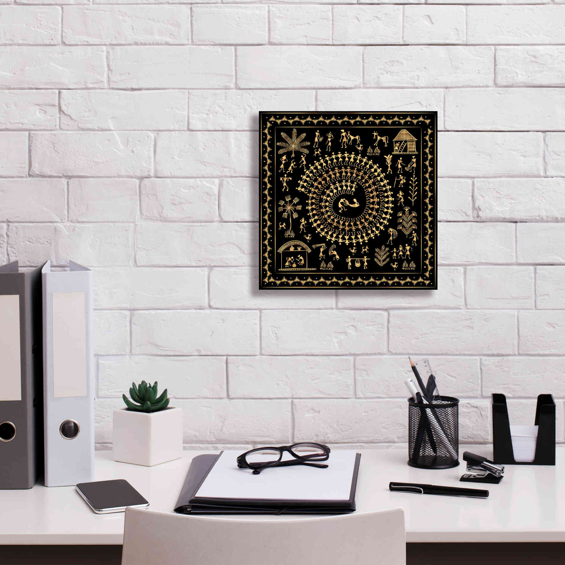 'Africania Converted' by Epic Portfolio, Giclee Canvas Wall Art,12x12