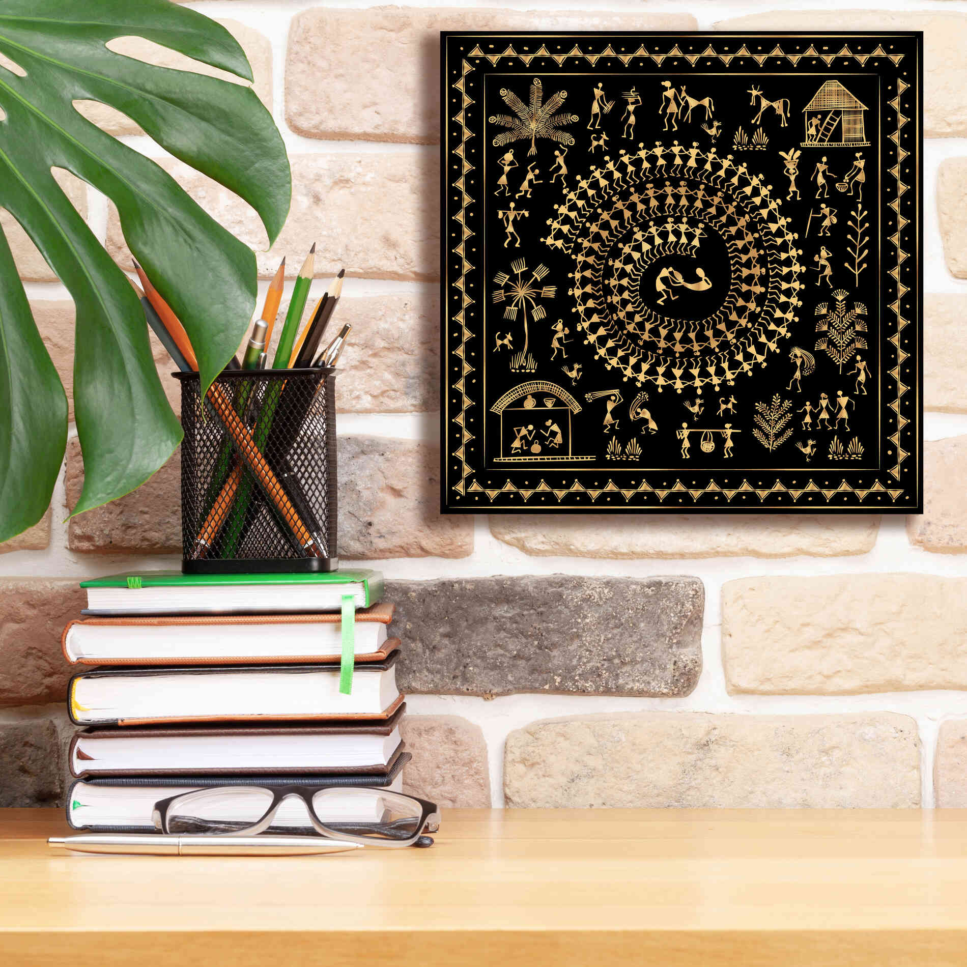 'Africania Converted' by Epic Portfolio, Giclee Canvas Wall Art,12x12