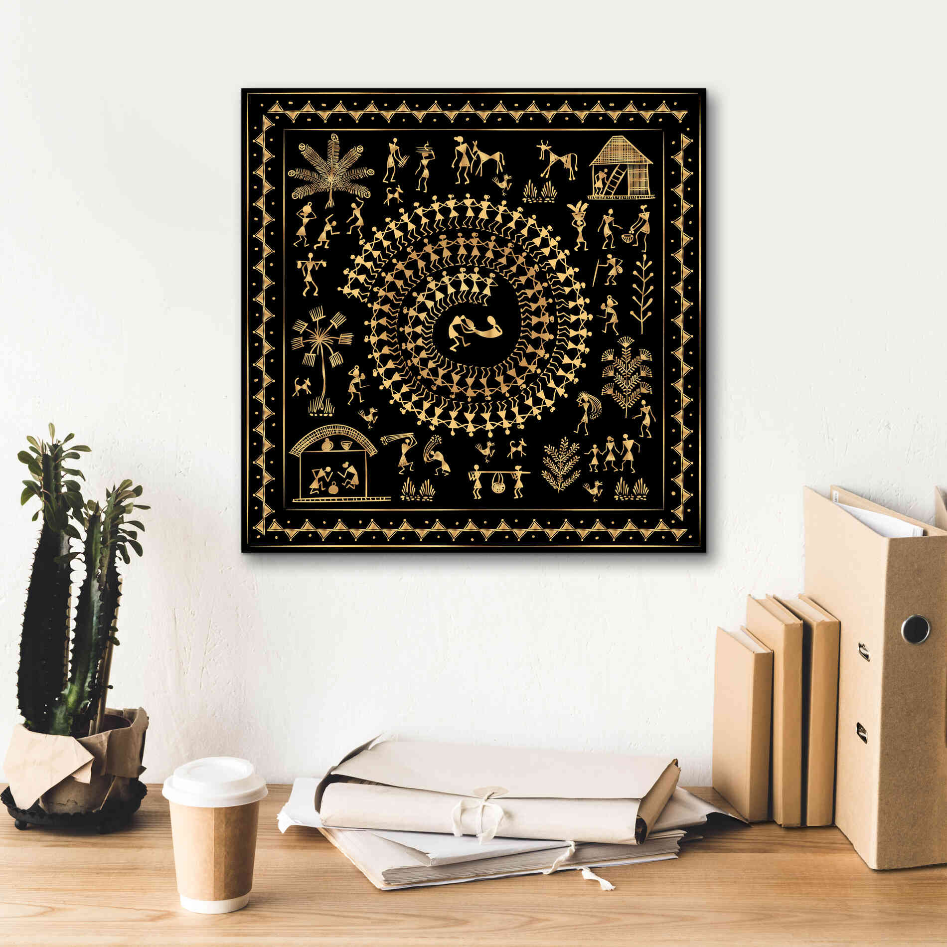 'Africania Converted' by Epic Portfolio, Giclee Canvas Wall Art,18x18